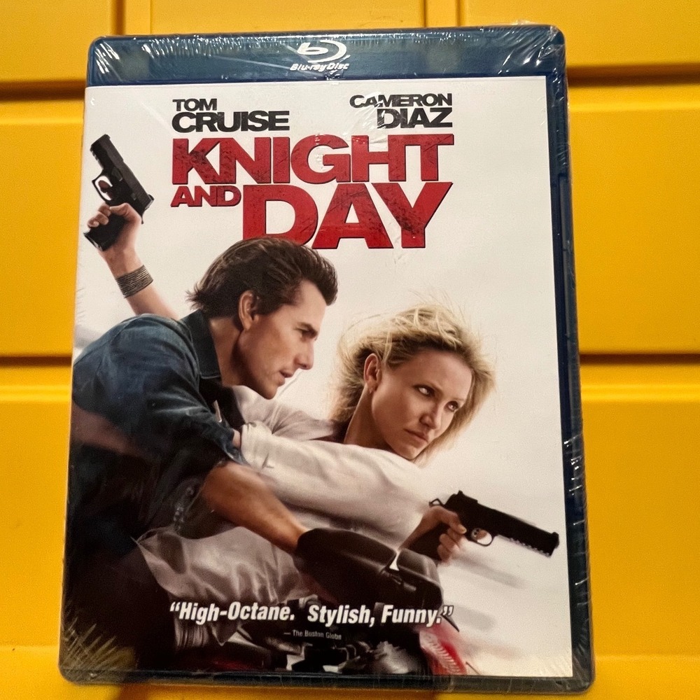 Knight and Day Blu-ray Tom Cruise Cameron Diaz Action Comedy Movie New Sealed